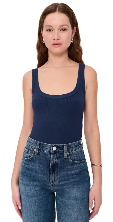 GOOD AMERICAN Ribbed Tank Thong Bodysuit | Thumbnail 1 GOOD AMERICAN Ribbed Tank Thong Bodysuit | Thumbnail 1