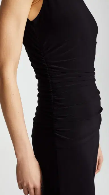 Norma Kamali Kamali Kulture Shirred Waist Jumpsuit Black | Thumbnail 6 Norma Kamali Kamali Kulture Shirred Waist Jumpsuit Black | Thumbnail 6