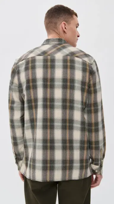 Barbour Hawthorn Checked Relaxed Shirt Whisper White | Thumbnail 3 Barbour Hawthorn Checked Relaxed Shirt Whisper White | Thumbnail 3