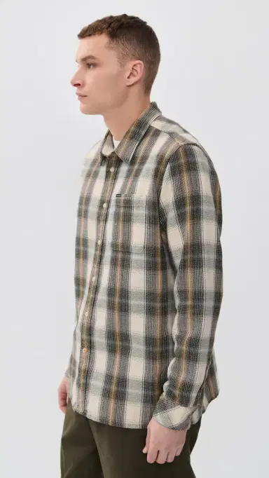 Barbour Hawthorn Checked Relaxed Shirt Whisper White | Thumbnail 4 Barbour Hawthorn Checked Relaxed Shirt Whisper White | Thumbnail 4