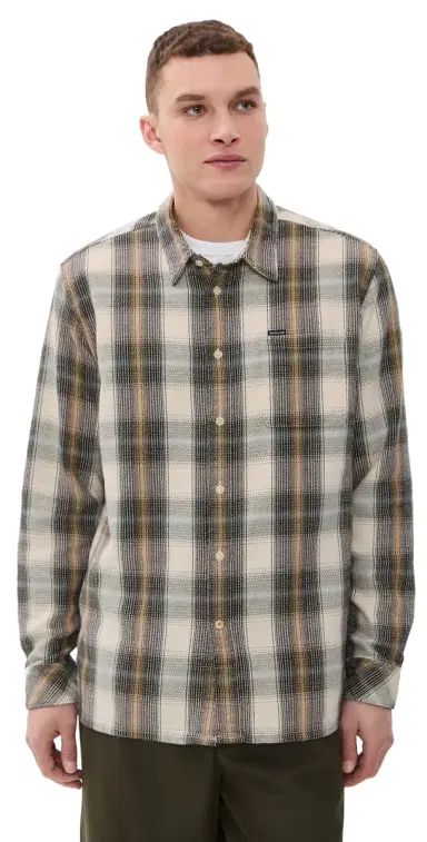 Barbour Hawthorn Checked Relaxed Shirt Whisper White | Thumbnail 1 Barbour Hawthorn Checked Relaxed Shirt Whisper White | Thumbnail 1