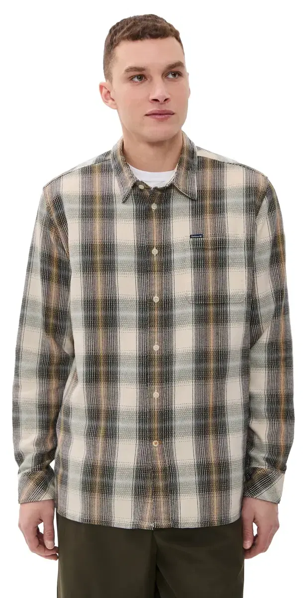 Hawthorn Checked Relaxed Shirt Whisper White