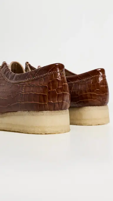 Clarks Wallabee Flats Tan Interest | Thumbnail 4 Clarks Wallabee Flats Tan Interest | Thumbnail 4