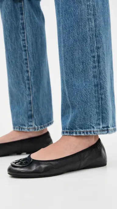 Tory Burch Reva Travel Ballet Flats Perfect Black / Perfect Black 5 | Thumbnail 5 Tory Burch Reva Travel Ballet Flats Perfect Black / Perfect Black 5 | Thumbnail 5