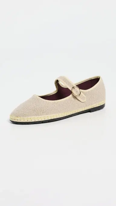 Flabelus Imelda Linen Mary Jane Flats Imelda 40 | Thumbnail 2