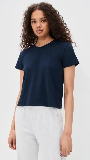 perfectwhitetee Harley Tee Navy | Thumbnail 2