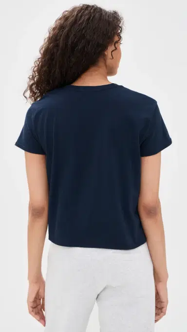 perfectwhitetee Harley Tee Navy | Thumbnail 3