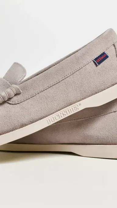 Sebago Dan Boat Roughout Docksiders Beige Taupe | Thumbnail 5 Sebago Dan Boat Roughout Docksiders Beige Taupe | Thumbnail 5