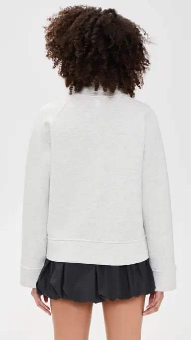 Sweaty Betty Wind Down Patch Pocket Zip Through Sweatshirt Ice Grey Marl | Thumbnail 3