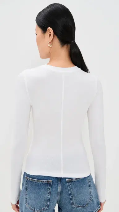 Frame The Rib Crew White L | Thumbnail 3
