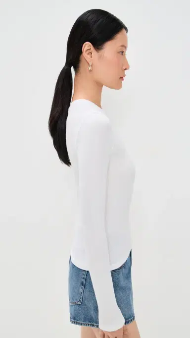 Frame The Rib Crew White L | Thumbnail 4