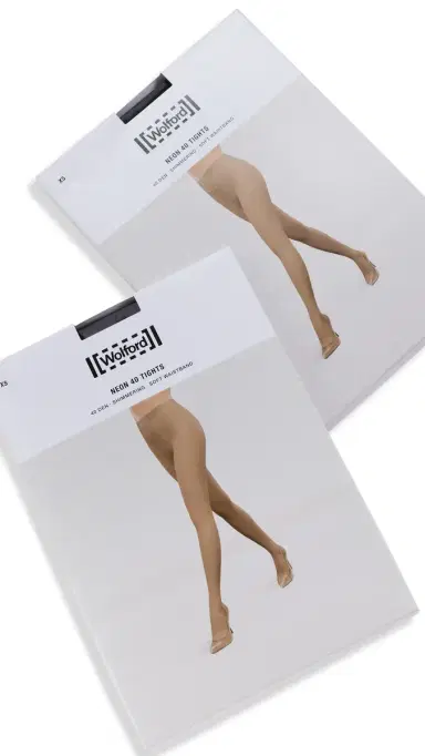 Wolford 14994 Neon 40 Tights Duo Pack Black M | Thumbnail 6