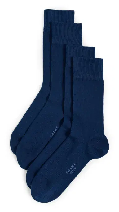 FALKE Happy Socks 2 Pack Royal Blue 43-46 | Thumbnail 4