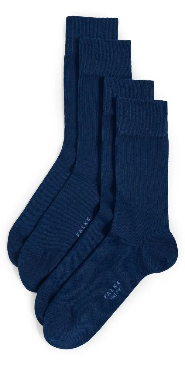 Falke Happy Socks 2 Pack Royal Blue