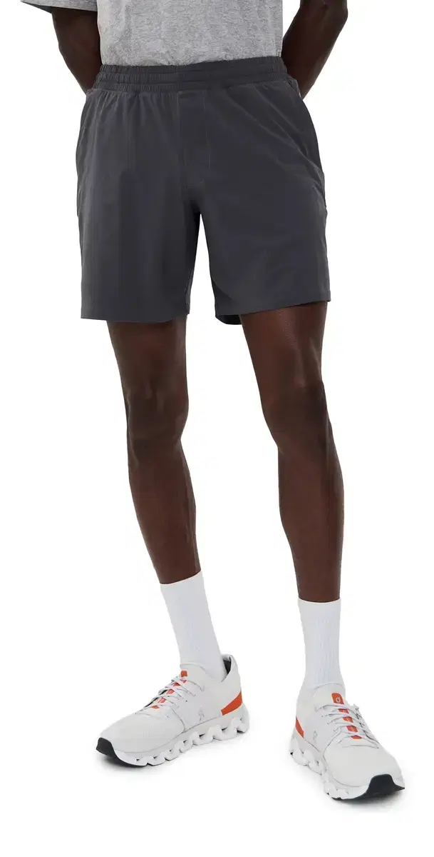 Beyond Yoga Pivotal 2.0 ined Performance Shorts 7 Graphite