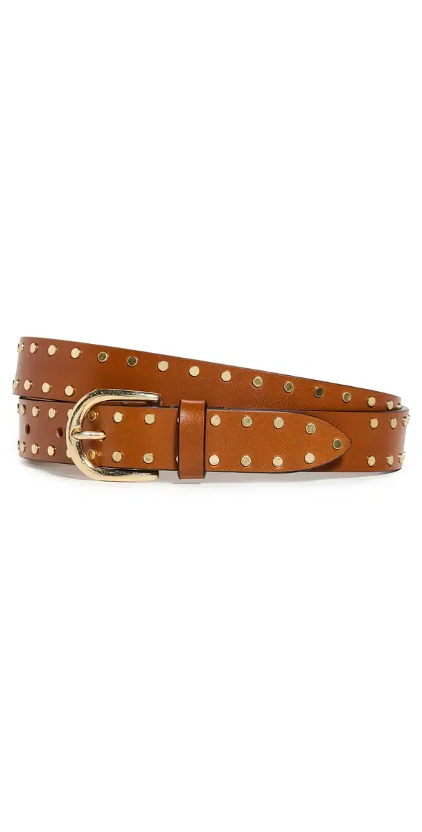 Zap Studs Belt Natural