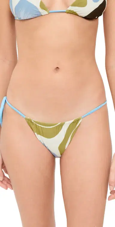 SIR. Lola String Bikini Bottoms Fiorello Verde | Thumbnail 1