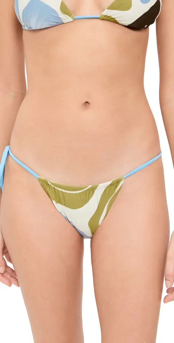 SIR. Lola String Bikini Bottoms Fiorello Verde
