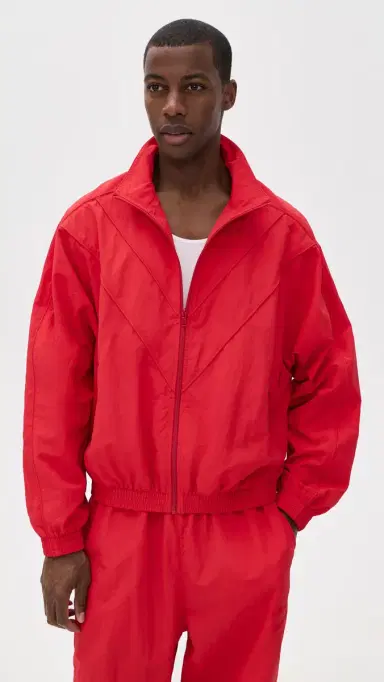 Willy Chavarria Bad Boy Track Jacket Red Hot | Thumbnail 2