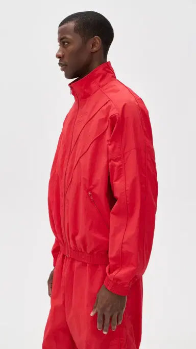 Willy Chavarria Bad Boy Track Jacket Red Hot | Thumbnail 4