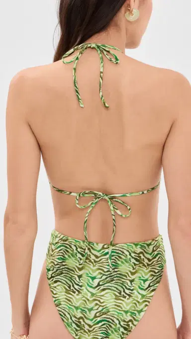 Peixoto Benji Bikini Top Wild Grove | Thumbnail 3