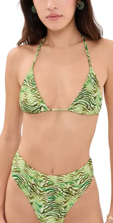Peixoto Benji Bikini Top Wild Grove | Thumbnail 1