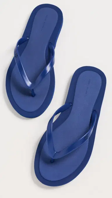 Tory Burch Kira Padded Flip Flops Ballpoint Blue | Thumbnail 2
