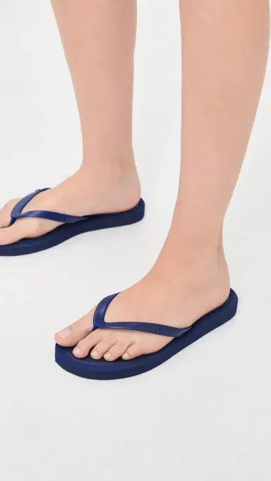 Tory Burch Kira Padded Flip Flops Ballpoint Blue | Thumbnail 3