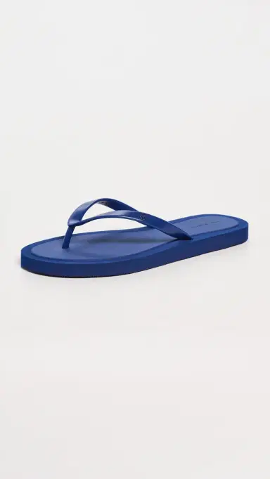 Tory Burch Kira Padded Flip Flops Ballpoint Blue | Thumbnail 5