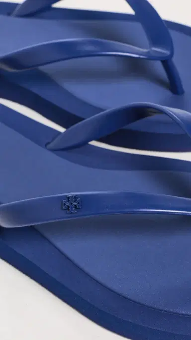 Tory Burch Kira Padded Flip Flops Ballpoint Blue | Thumbnail 6