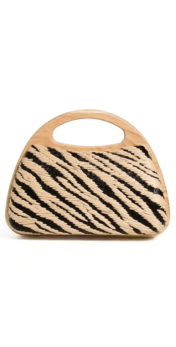 Maelie Handbag Natural Zebra One Size