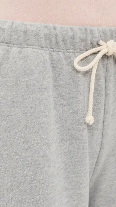 DONNI. The Eco-Terry Stripe Pants Heather Grey | Thumbnail 6 DONNI. The Eco-Terry Stripe Pants Heather Grey | Thumbnail 6