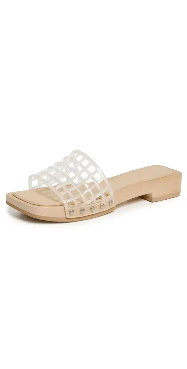 Barbara Jelly Sandals Clear