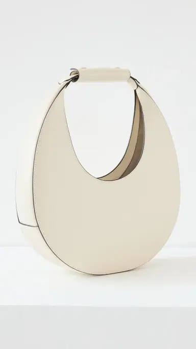 STAUD Moon Tote Bag Cream One Size | Thumbnail 4 STAUD Moon Tote Bag Cream One Size | Thumbnail 4