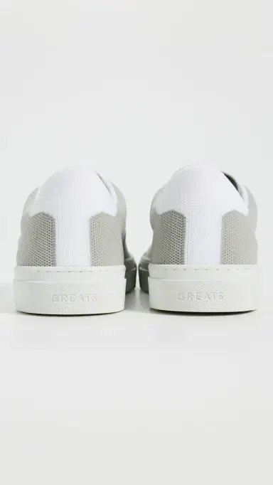 GREATS Royale 2.0 Knit Sneakers Grey/White 8 | Thumbnail 3 GREATS Royale 2.0 Knit Sneakers Grey/White 8 | Thumbnail 3