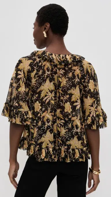 Ulla Johnson Helaine Top Forsythia | Thumbnail 3