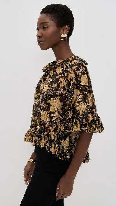 Ulla Johnson Helaine Top Forsythia | Thumbnail 4