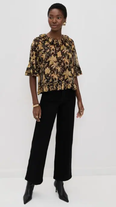 Ulla Johnson Helaine Top Forsythia | Thumbnail 5