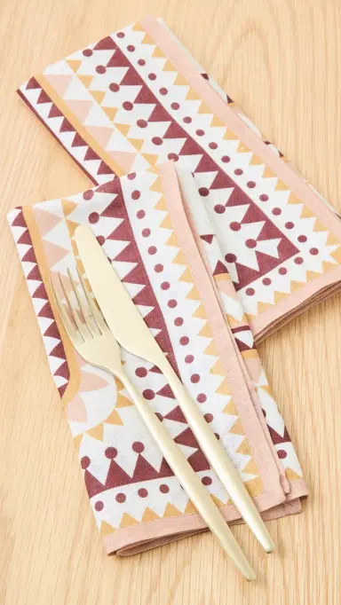 La DoubleJ Large Napkins Set of 2 Doric Placée One Size | Thumbnail 2