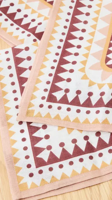 La DoubleJ Large Napkins Set of 2 Doric Placée One Size | Thumbnail 6