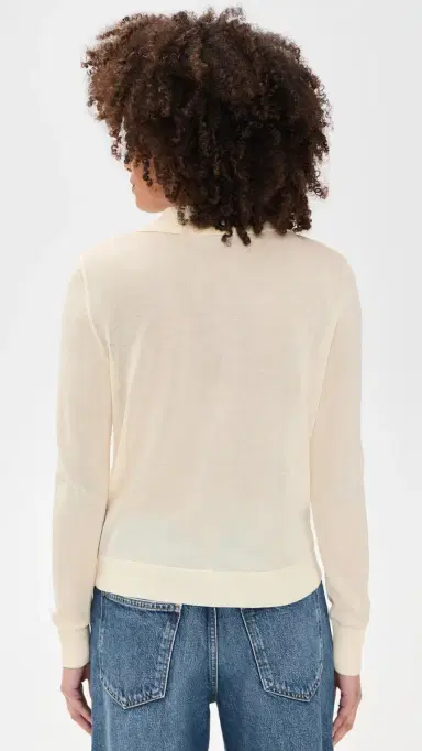 LIONESS Chalet Long Sleeve Cardigan Butter | Thumbnail 3 LIONESS Chalet Long Sleeve Cardigan Butter | Thumbnail 3