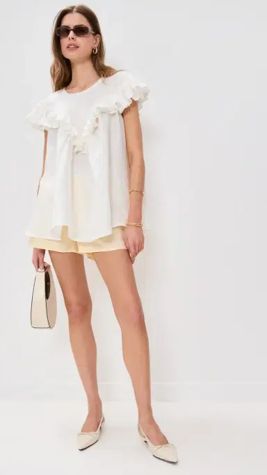 VRG GRL Viola Linen Tunic White | Thumbnail 5 VRG GRL Viola Linen Tunic White | Thumbnail 5