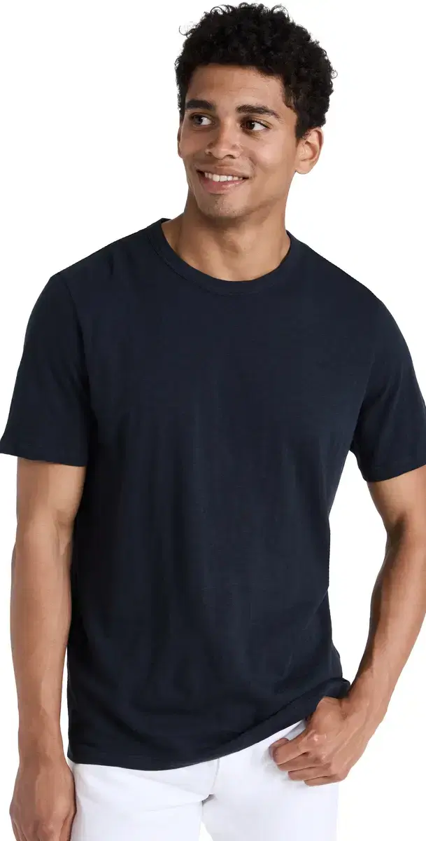 Theory Essential Cosmos lub Cotton Tee Eclipse