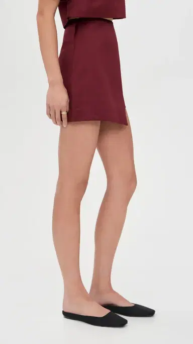 By Malene Birger Raye Skirt Cabernet | Thumbnail 4 By Malene Birger Raye Skirt Cabernet | Thumbnail 4
