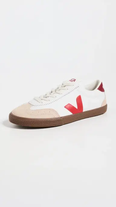 Veja Volley O. T. Leather Sneakers White Pekin Bark | Thumbnail 2