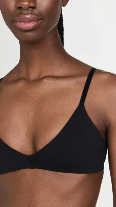 Eberjey Pima Stretch Cotton Bralette Black | Thumbnail 6