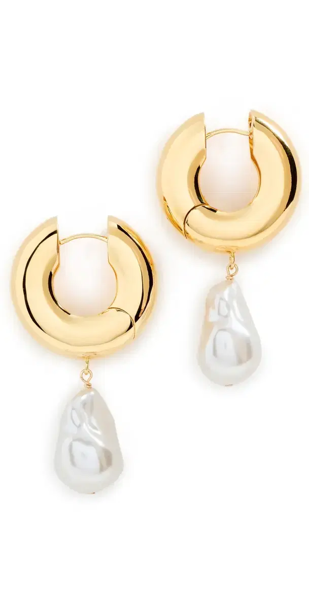 Perla Earrings Gold One Size