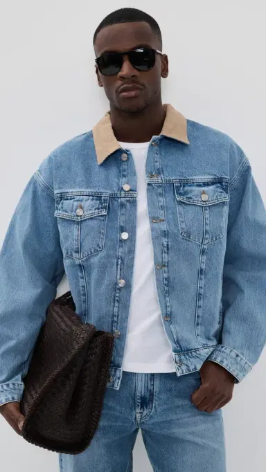 NN07 Roy Denim Jacket Vintage Blue | Thumbnail 2