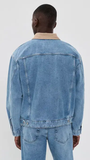 NN07 Roy Denim Jacket Vintage Blue | Thumbnail 3