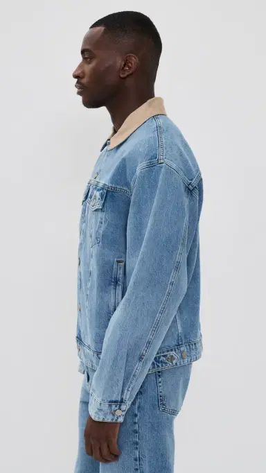 NN07 Roy Denim Jacket Vintage Blue | Thumbnail 4